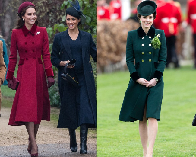 Đừng vội nghĩ Công nương Kate tiết kiệm khi diện lại 1 thiết kế, kỳ thực cô ấy mua hẳn phiên bản khác màu đấy!