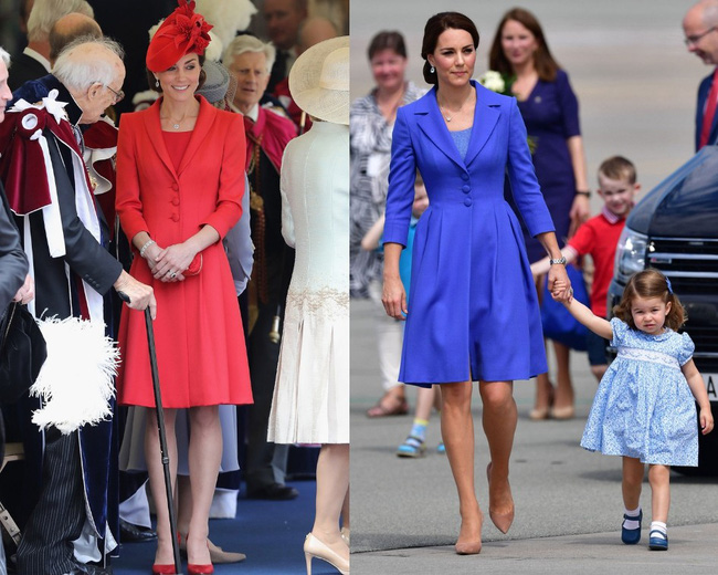 Đừng vội nghĩ Công nương Kate tiết kiệm khi diện lại 1 thiết kế, kỳ thực cô ấy mua hẳn phiên bản khác màu đấy!