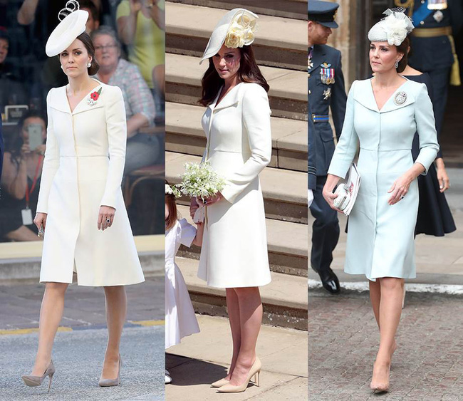 Đừng vội nghĩ Công nương Kate tiết kiệm khi diện lại 1 thiết kế, kỳ thực cô ấy mua hẳn phiên bản khác màu đấy!