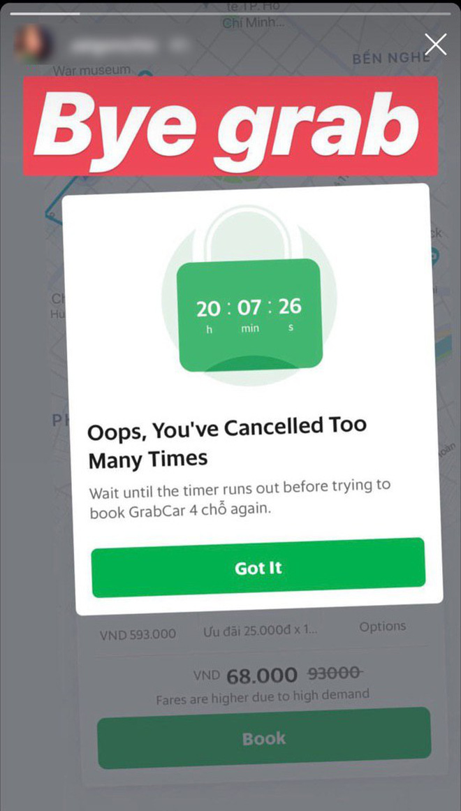 Hàng loạt khách hàng bức xúc khi tài xế Grab nhận chuyến rồi yêu cầu khách hủy vì... ở xa không đón được