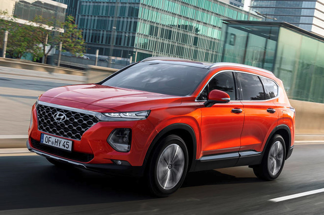 Hyundai SantaFe 2019 sẽ có thêm tính năng cảm biến vân tay