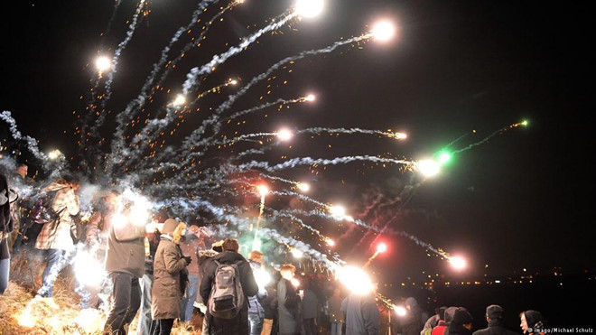 Singapore, Triều Tiên, Hong Kong rực rỡ trong pháo hoa giao thừa