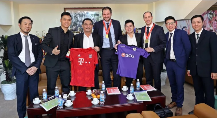 Hà Nội FC lên kế hoạch hợp tác toàn diện cùng CLB Bayern Munich Hà Nội FC lên kế hoạch hợp tác toàn diện cùng CLB Bayern Munich