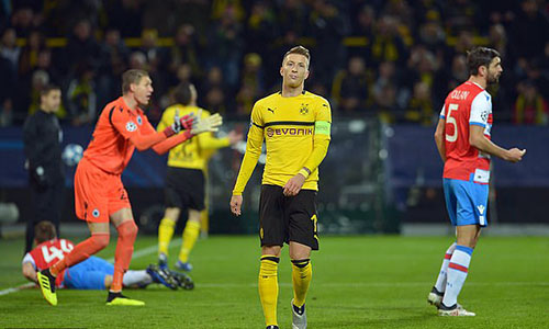 Hòa nhạt Club Brugge, Dortmund mất ngôi đầu bảng