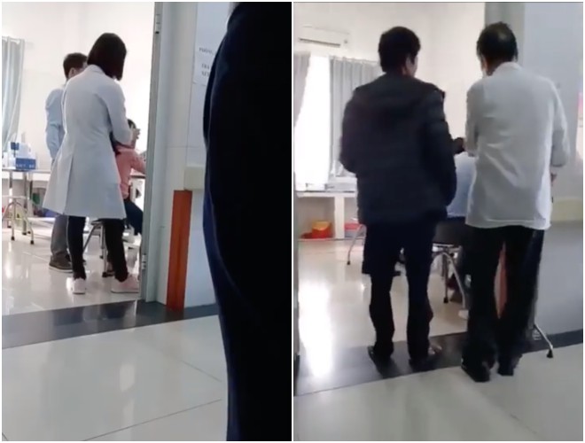 Sợ hãi khi phải lấy máu trong bệnh viện, bé gái bị bố tát dã man ngay trước mặt các bác sĩ khiến nhiều người phẫn nộ