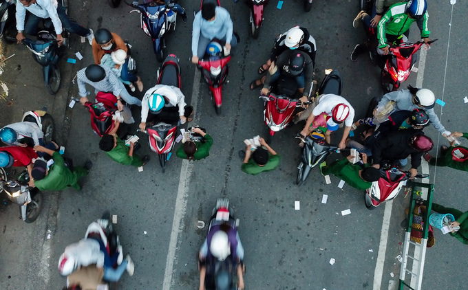 Cửa ngõ Sài Gòn tắc nghẽn ngày cuối kỳ nghỉ Tết Dương lịch