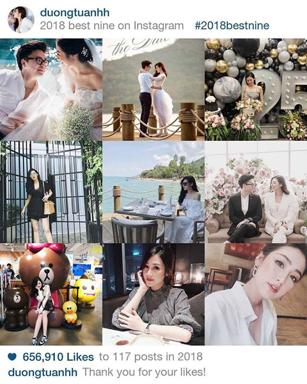 Sao Việt hạnh phúc đón năm mới 2019 bên gia đình, bạn bè