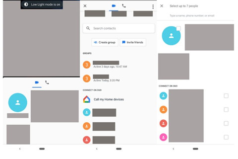 Google Duo sẽ thêm cuộc gọi nhóm và chế độ ánh sáng yếu