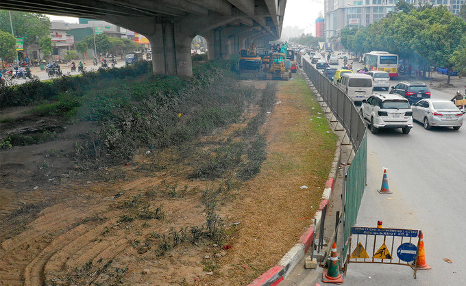 Video - Ảnh: Hà Nội xén 8 km dải phân cách vành đai 3 để chống ùn tắc