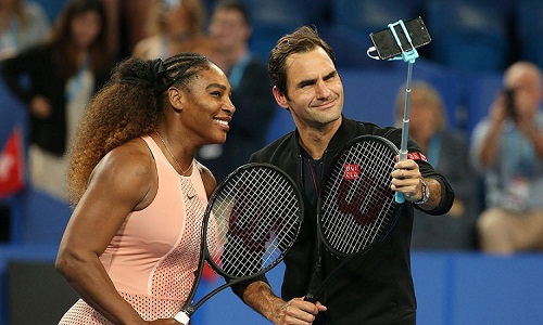 Federer lo lắng khi trả giao Serena