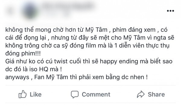 Diễn xuất của Mỹ Tâm trong Chị trợ lý của anh nhận bão lời khen từ cư dân mạng