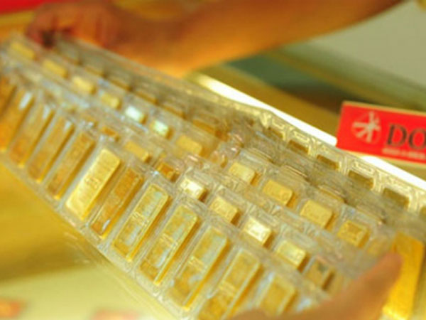 Giá vàng miếng tăng theo thế giới Giá vàng miếng tăng theo thế giới