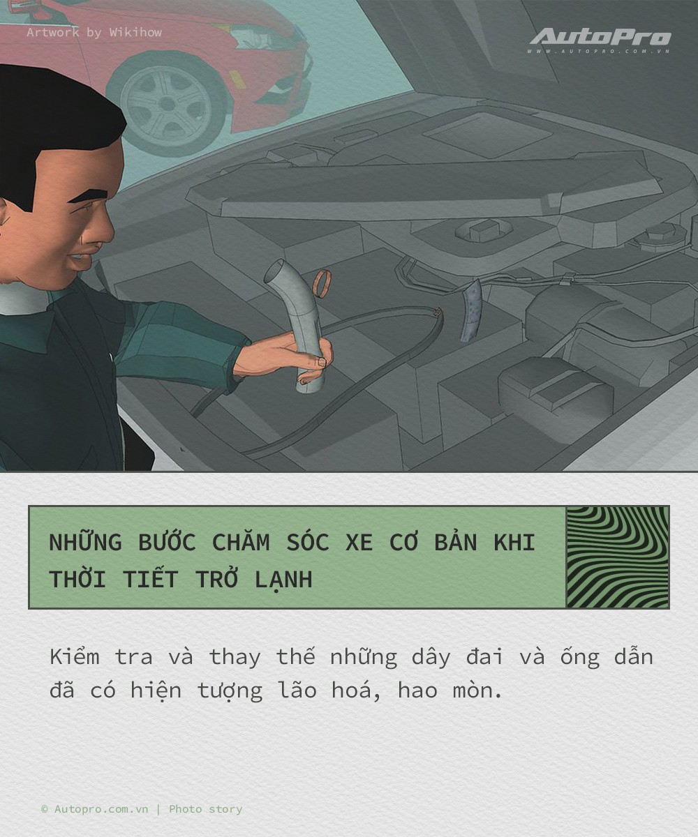 Nắm vững những lưu ý sau để chiếc xe của bạn không đổ bệnh giữa mùa đông