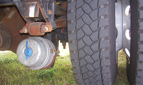 Phanh khí nén trên xe container hiếm khi mất tác dụng