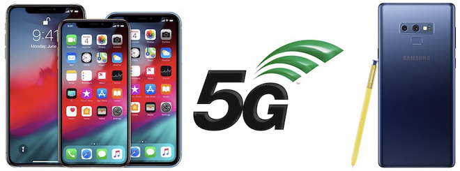 Smartphone Android sẽ thắng iPhone 2019 nhờ 5G