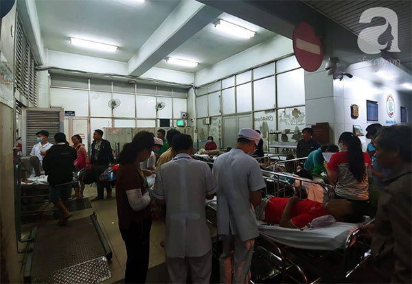 Nạn nhân vụ container tông nhiều xe máy ở Long An chuyển tới BV Chợ Rẫy đã lên 14 người