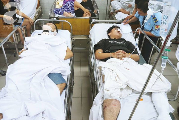 Nạn nhân vụ container tông nhiều xe máy ở Long An chuyển tới BV Chợ Rẫy đã lên 14 người