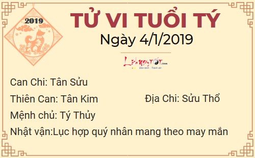 Tử vi thứ 6 ngày 4/1/2019 của 12 con giáp: Tị thăng chức làm quan, Thân bị Kiếp Tài giáng họa