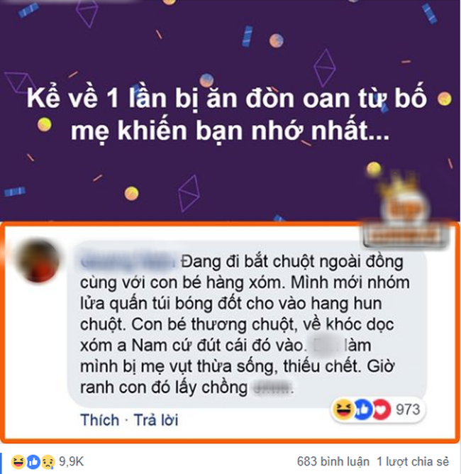 Một trận đòn đau, nhớ mãi cả đời: cộng đồng mạng thi nhau tố khổ về những lần bị đánh oan ngày bé
