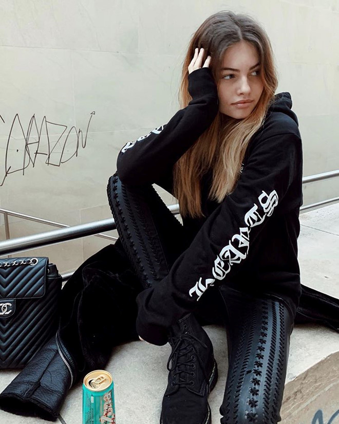 Thời trang cá tính của người mẫu 10X có gương mặt đẹp nhất 2018