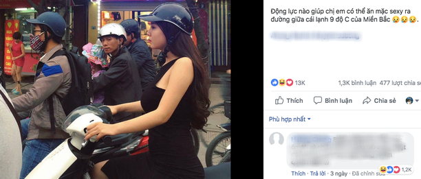 Bỗng trở thành siêu nhân mình đồng da sắt diện vì váy ngắn vào ngày 9 độ C, cô gái lên tiếng