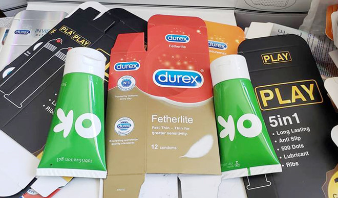 Phát hiện hàng trăm nghìn bao cao su, gel bôi trơn giả ở Sài Gòn