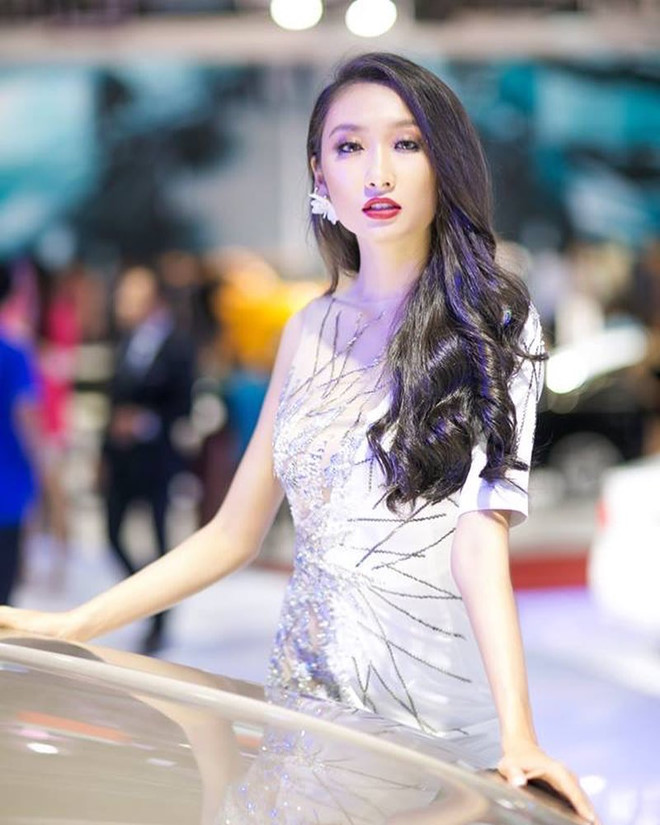 Hoa khôi ĐH Hutech cao 1,75 m, giành nhiều giải thưởng về người mẫu