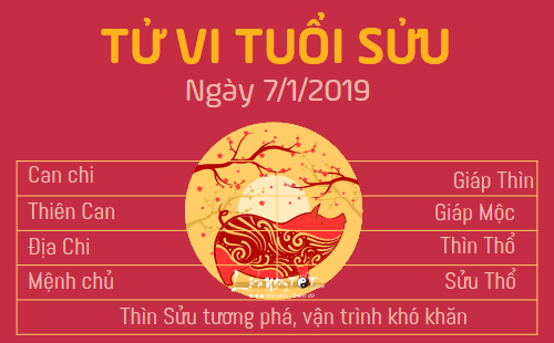 Tử vi thứ 2 ngày 7/1/2019 của 12 con giáp: Dậu thu tài lộc ùn ùn, Sửu gặp tiểu nhân ngáng đường