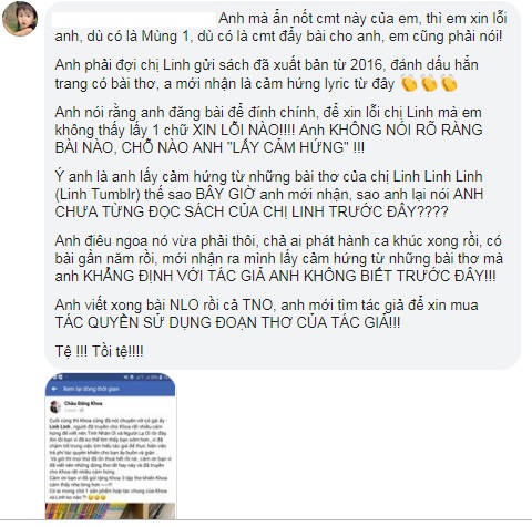 Chưa xong đạo nhạc, Châu Đăng Khoa lại bị tố đạo thơ để viết hit Người lạ ơi