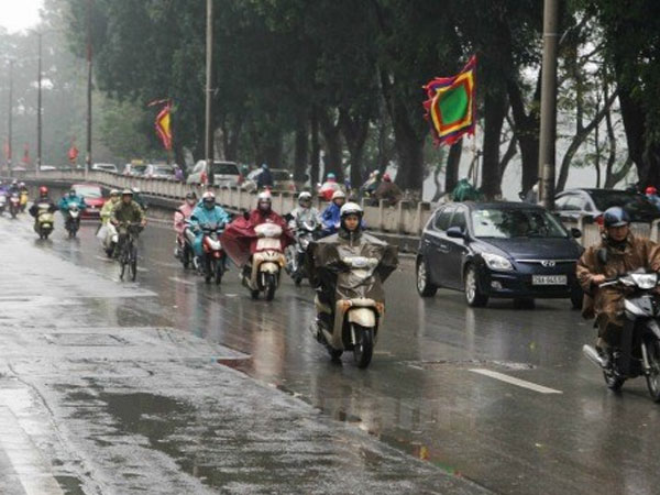 Dự báo thời tiết 7/1: Không khí lạnh tăng cường, Hà Nội mưa rào