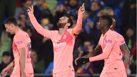 Messi vươn lên dẫn đầu cuộc đua giày vàng châu Âu