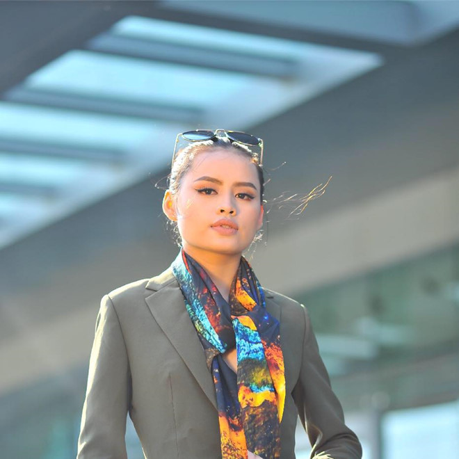 Nhan sắc tươi tắn, rạng rỡ của hai tân á khôi ĐH Hutech