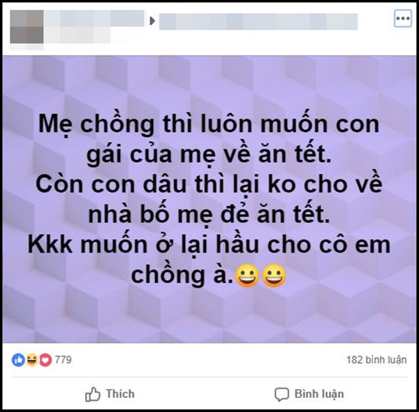 Không muốn con dâu tới ngoại nhưng lại đòi con gái về nhà ăn Tết, hội chị em ôm đầu than thở với nghịch lý mẹ chồng