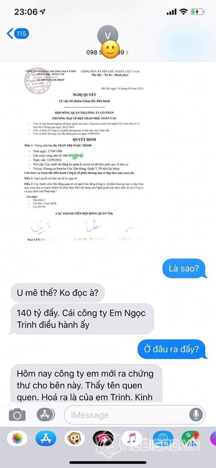 Rộ tin đồn nữ hoàng nội y Ngọc Trinh đang điều hành công ty trị giá 140 tỷ đồng