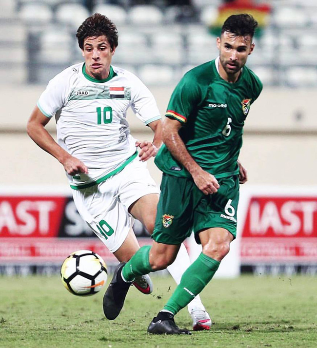 Tiền đạo 18 tuổi Iraq đẹp trai như tài tử vừa chọc thủng lưới Việt Nam