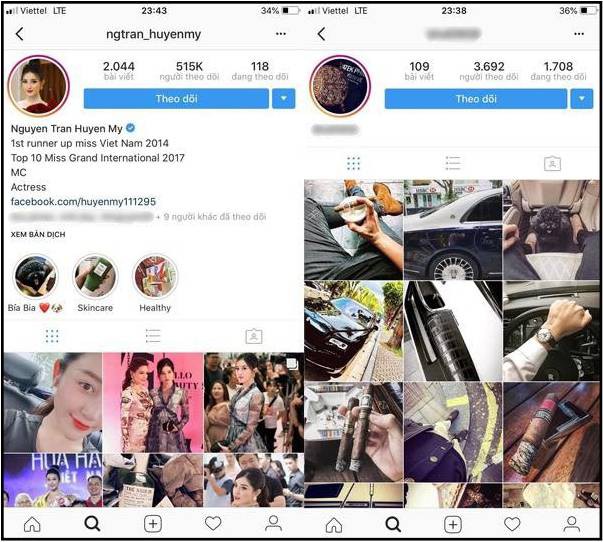 Á hậu Huyền My và người tình tin đồn theo dõi lại nhau trên MXH sau vài tháng vướng nghi vấn rạn nứt