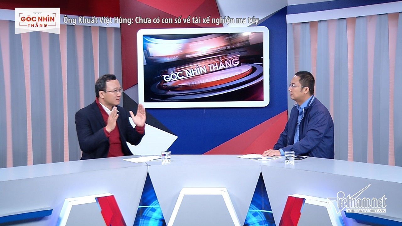 Ông Khuất Việt Hùng: Chưa có con số chính thức về tài xế nghiện ma túy