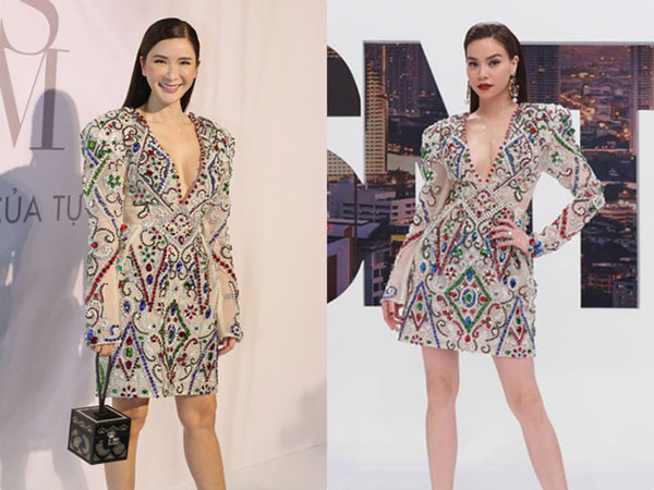 Bà hoàng Hermes Jamie Chua diện đầm đính ngọc của NTK Lý Quí Khánh, nhưng người được gọi tên nhiều nhất lại là Hà Hồ