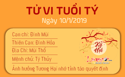 Tử vi Thứ 5 ngày 10/1/2019 của 12 con giáp: Dậu có cơ hội bất ngờ, Ngọ thẳng thắn mất lòng
