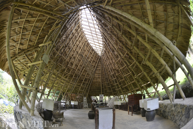 Chiêm ngưỡng nhà làm bằng tre nhận giải thưởng kiến trúc của Mỹ