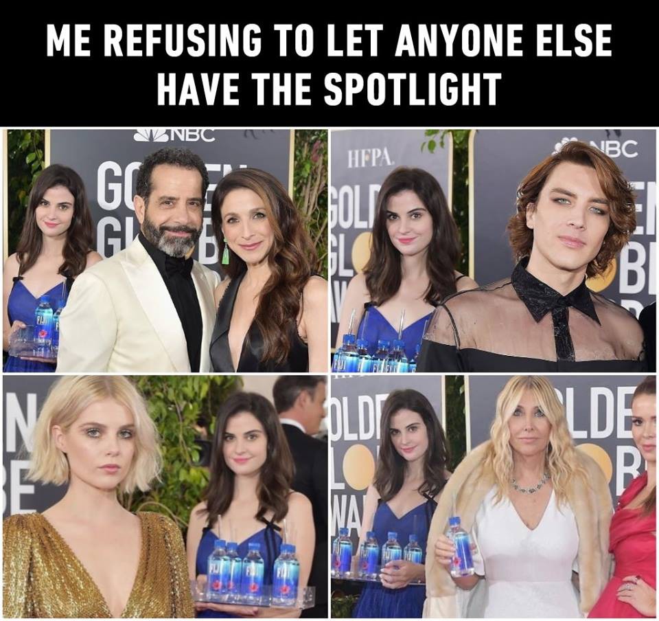 Minh tinh Hollywood phẫn nộ lên tiếng khi bị cô gái bưng nước giật mất spotlight ở Quả Cầu Vàng 2019