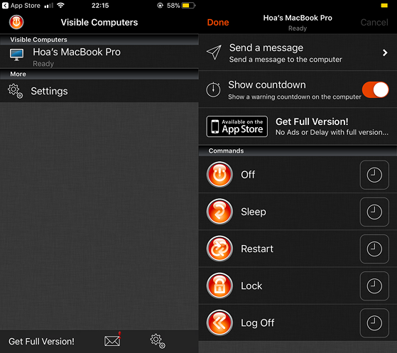 Cách tắt máy tính từ xa bằng điện thoại