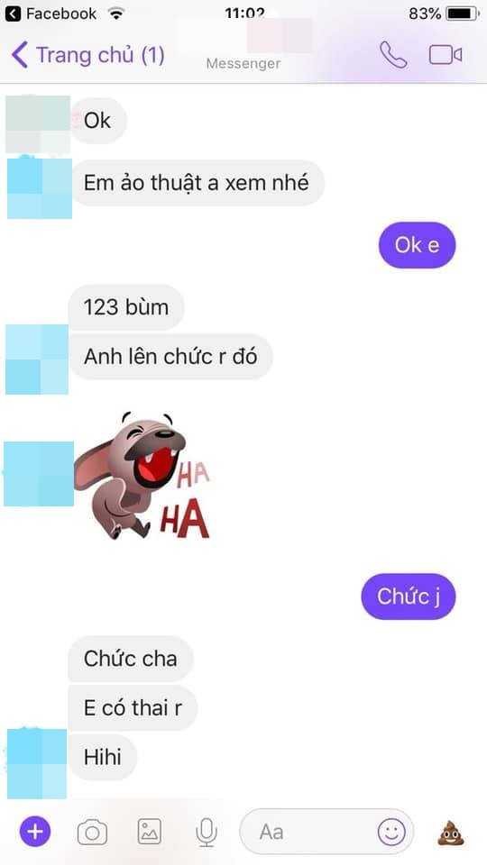 Được bạn gái biểu diễn ảo thuật cho xem, chàng trai chưa kịp ngạc nhiên đã tái xanh mặt vì lên chức bố