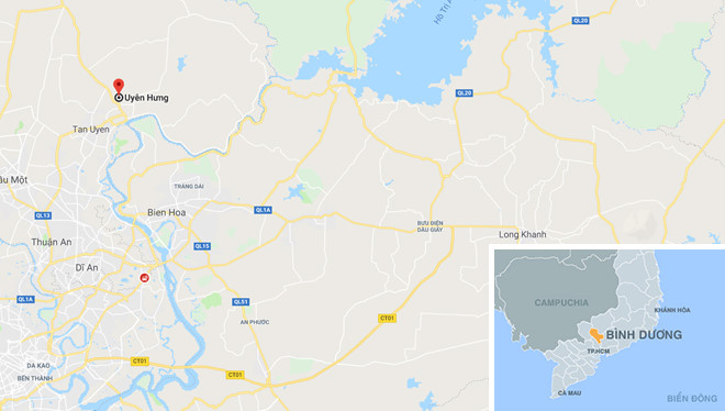 Công ty gỗ ở Bình Dương cháy dữ dội suốt 2 giờ