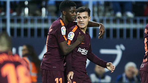 Coutinho bị chê kém tài Dembele Coutinho bị chê kém tài Dembele