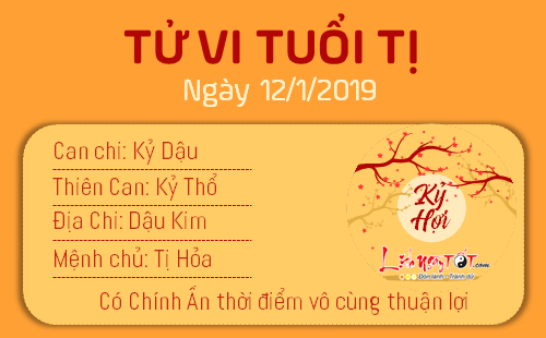 Tử vi Thứ 7 ngày 12/1/2019 của 12 con giáp: Tị thăng quan, phát lộc, Tuất mất tiền của Tử vi Thứ 7 ngày 12/1/2019 của 12 con giáp: Tị thăng quan, phát lộc, Tuất mất tiền của