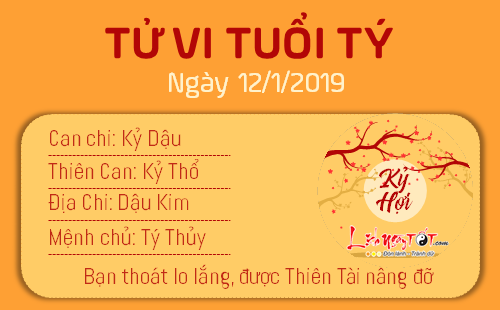 Tử vi Thứ 7 ngày 12/1/2019 của 12 con giáp: Tị thăng quan, phát lộc, Tuất mất tiền của Tử vi Thứ 7 ngày 12/1/2019 của 12 con giáp: Tị thăng quan, phát lộc, Tuất mất tiền của