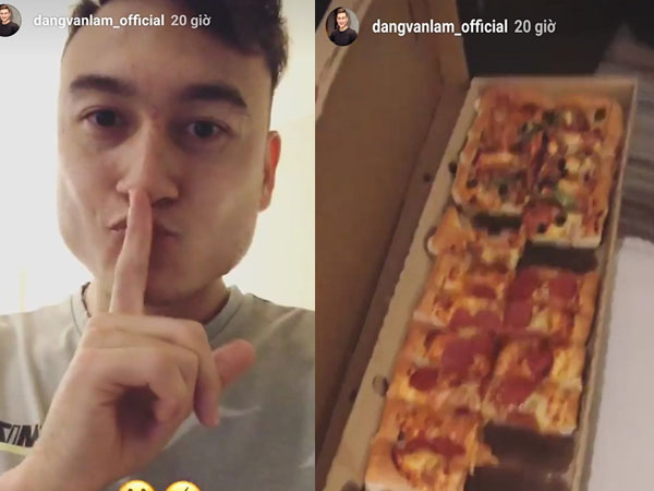 Lâm Tây lén ăn pizza, Đoàn Văn Hậu khoe siêu xe trước trận gặp Iran