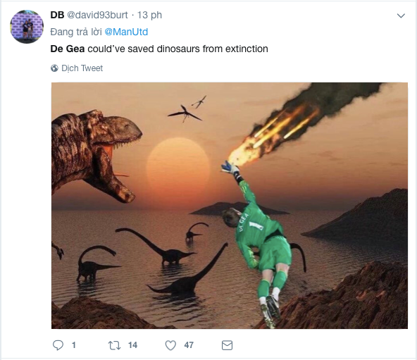 Cộng đồng mạng bái phục, không thể tin nổi trước màn trình diễn của thánh gác đền David de Gea