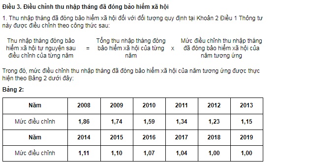 Tiền lương và thu nhập đã đóng BHXH 2019 được tính thế nào?